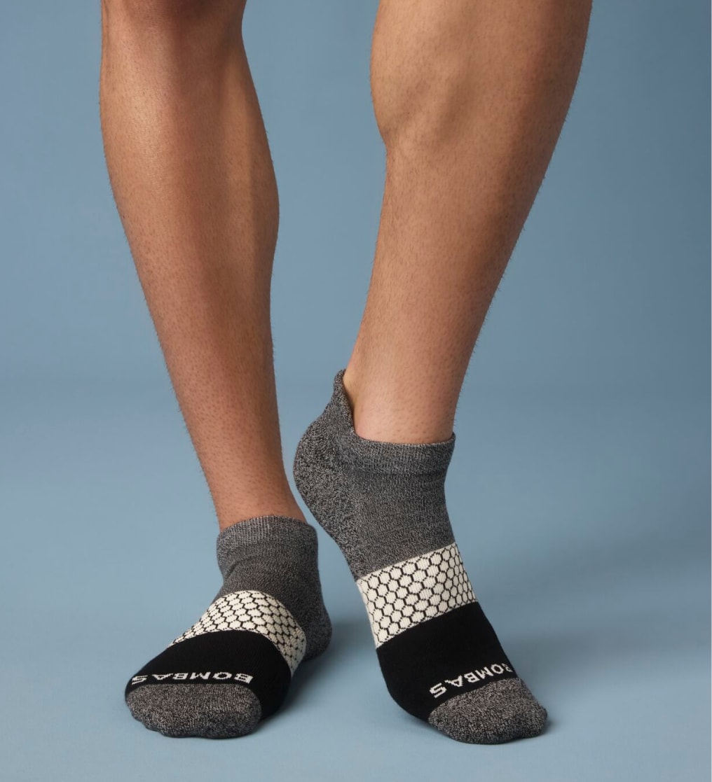 BOMBAS Men's Ankle Socks 4-Pack - Super Comfortable Everyday Socks