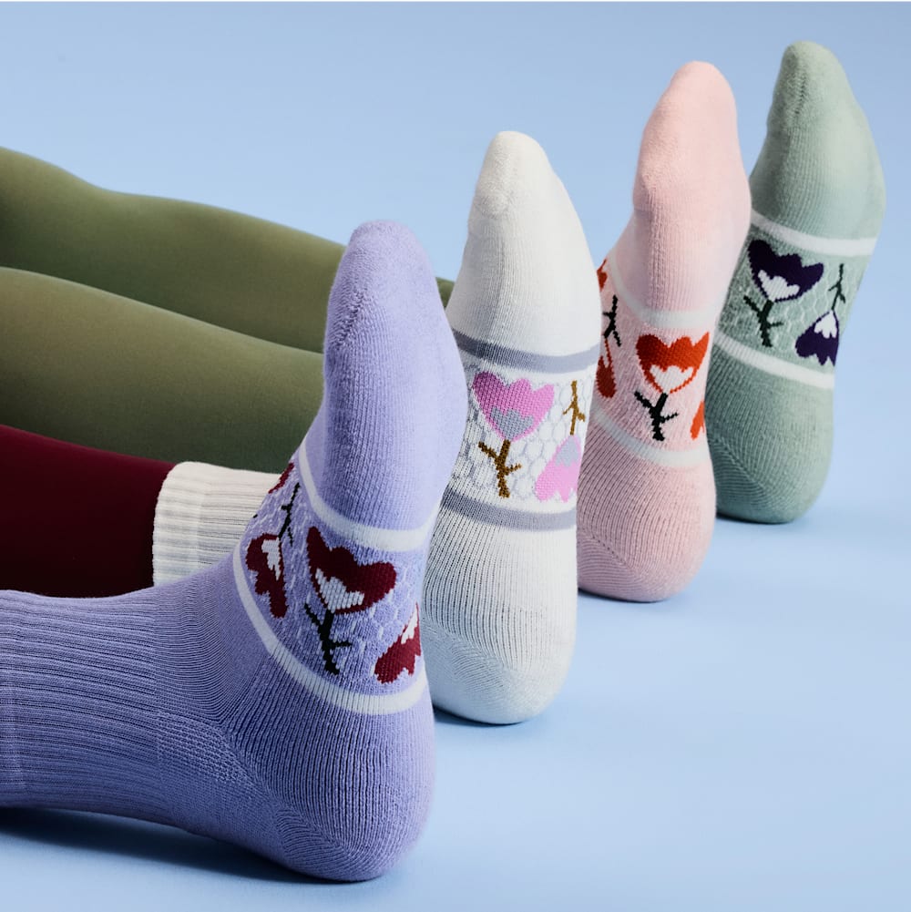 Women's Garden Party Quarter Socks