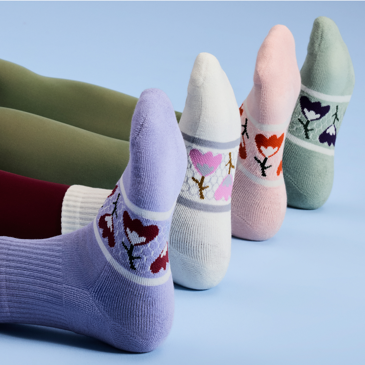 Women's Garden Party Quarter Socks