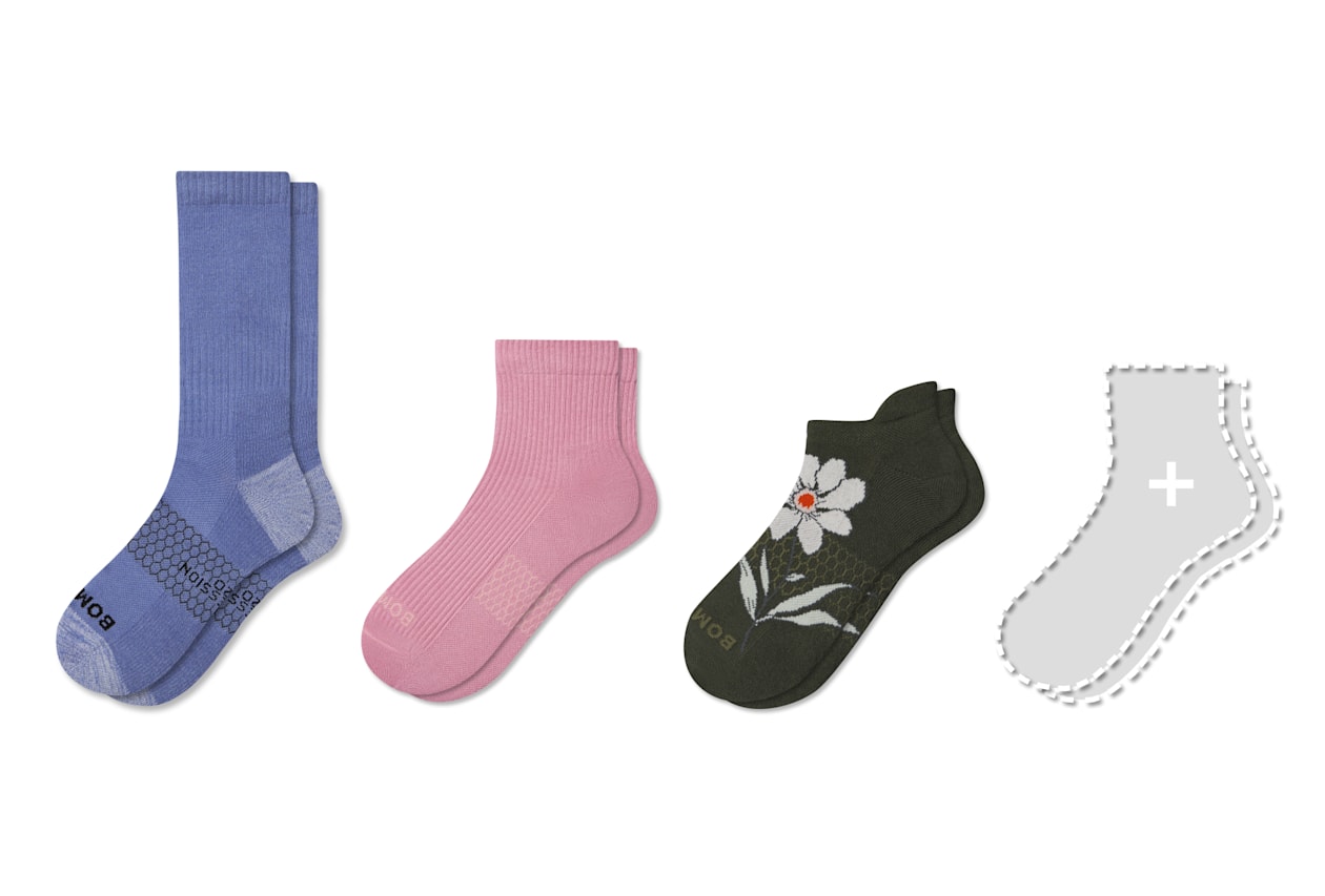 knee length dresses for ladies Fancy Pink Non Slip Baby Socks 6 Pack main image 0