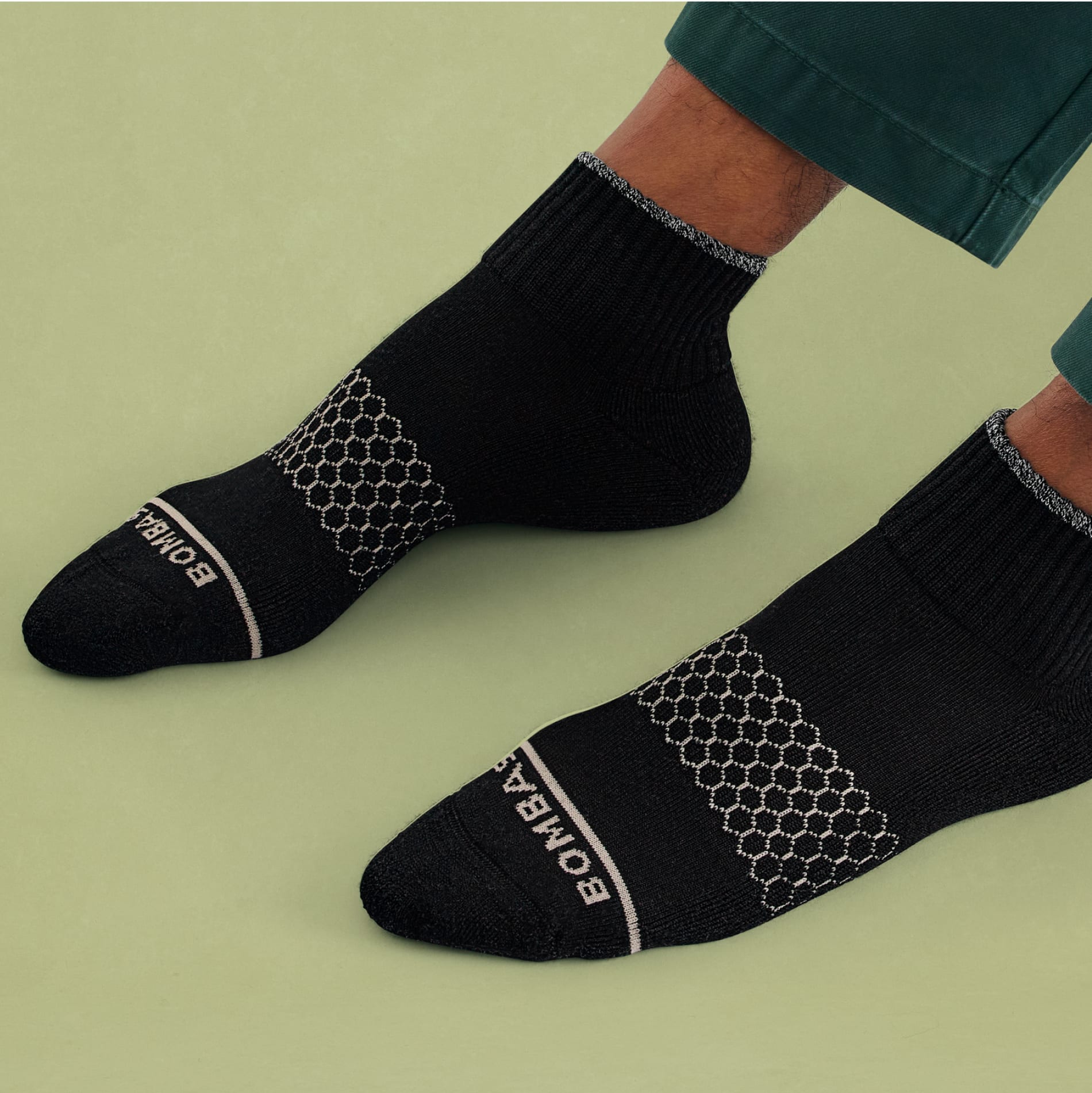 Men's Merino Wool Blend Quarter Sock 4-Pack