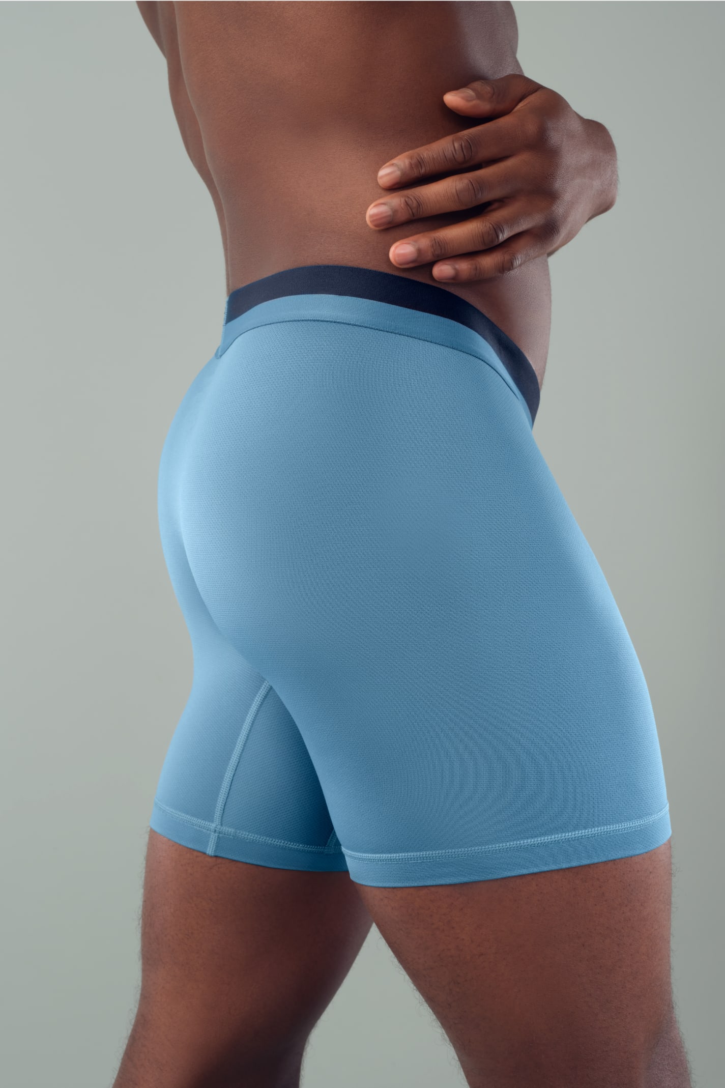 Men's Active Flyless Boxer Brief
