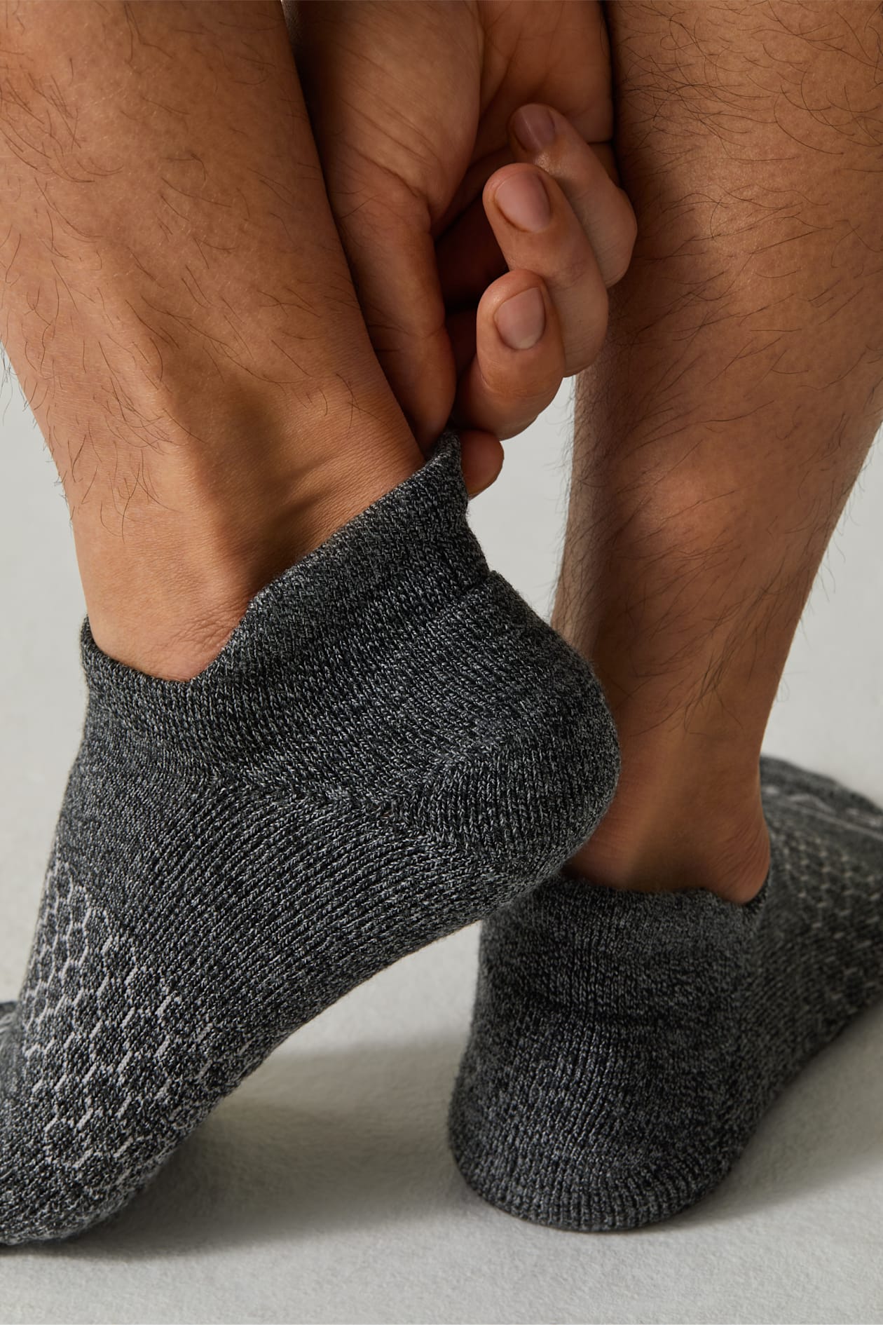 4 Pairs Bombas Honeycomb Ankle Socks - Men's Size Large, 4 Colors, Athletic
