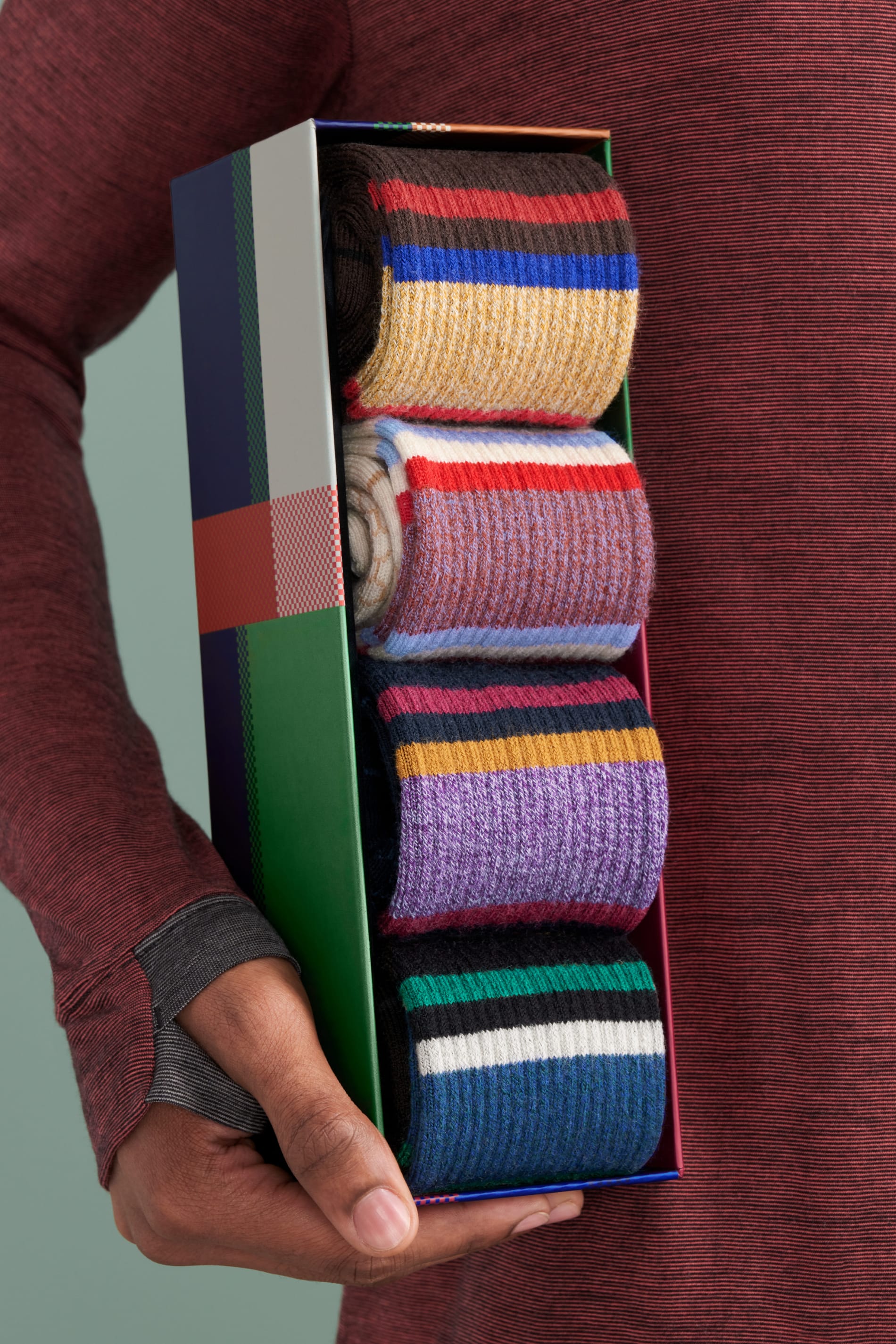 Men's Merino Wool Blend Calf Socks