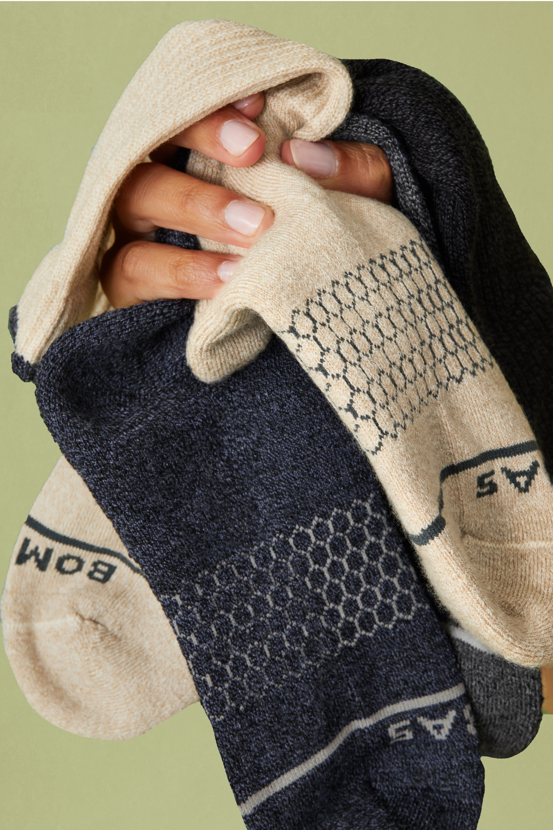 Men's Merino Wool Blend Calf Sock 4-Pack