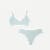 Women’s No Show Plunge Bralette + Thong - Misty