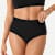 Women’s No Show High Rise Boyshort - Black - WO1 [7691]