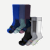 Men's Performance Compression Knee High Sock 6-Pack - Plum Cobalt Mix L
