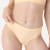 Ribbed Seamless Triangle Bralette + Brief - Wheat WO1 [7716]
