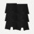 Men's Cotton Modal Blend Boxer Brief - Classic Fly 6-Pack - Black L