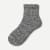 Women's Lightweight Quarter Socks - Grey L [5858]