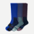 Men's Performance Compression Sock 3-Pack - Plum Cobalt Mix L [8440]