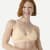 Women's Ribbed Seamless Triangle Bralette - Wheat WO1 [7665]