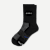 Lightweight Athletic Half-Calf Socks - Black - L [8298]