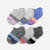 Junior Tri-Block Ankle Sock 6-Pack - Mixed L [8381]