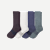 Men's Solids Calf Sock 4-Pack - Navy Surf Mix L [8415]