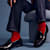 Men's Merino Rib Cashmere Blend Calf Socks - MO Lifestyle [8155]