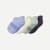 Toddler Solids Gripper Ankle Sock 4-Packk - Dawn Lime Mix L [8947]