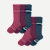 Women's Everyday Compression Sock 6-Pack (15-20mmHg) - Ocean Plum L