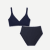 Women’s No Show Plunge Bralette + Hipster - Midnight Navy