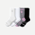 Women's Calf Sock Starter 4-Pack White Mixed L