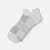 Lightweight Athletic Ankle Socks - Grey - L [7753]