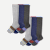 Women's Merino Wool Blend Everyday Compression Socks 6-Pack (15-20mmHg) - Blue Haze Mix