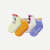 Toddler Rainforest Friends Gripper Calf Sock 4-Pack - Tangerine Lime Mix L [8952]