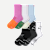Women's Running Half Calf Sock 6-Pack - grey indigo mix 