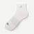 Women's Garden Party Quarter Socks - Soft White Floral L [8637]