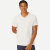 Air Slub V-Neck T-Shirt Soft White MO1
