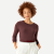 Air Slub Long Sleeve T-Shirt - Dark Cocoa WO1 [6822]