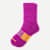 Marl Half Calf Socks - Grape Jam / Vivid Magenta L [8860]