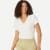 Air Slub V-Neck T-Shirt Soft White WO4
