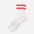 Vintage Stripes Half Calf - Heirloom Red L [8889]