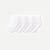 Toddler Lightweight Calf Sock 4-Pack - White