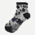 Women's Sheer Garden Party Quarter Socks - Black L [8592]