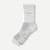 Lightweight Athletic Half-Calf Socks - Grey - L [8299]