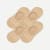 Women's Lightweight No Show Sock 4-Pack - beige - 1