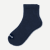 Women's Lightweight Quarter Socks - Navy L [5859]