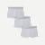 Men's Cotton Modal Blend Trunk 3-Pack - Medium Heather Grey