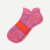 Running Ankle Socks - Bright Tomato Neon Cobalt L [8065]