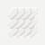 Toddler Lightweight Ankle Sock 12-Pack - White Mix L