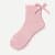 Women's Lightweight Bow Quarter Sock - Spanish Rose L [8741]