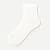 Women's Lightweight Quarter Socks - White L [5859]