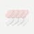 Toddler Lightweight Ankle Sock 8-Pack - Pink White Mix L
