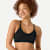 Ribbed Seamless Scoop Bralette - Black WO1 [7729]