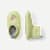 Toddler Gripper Slipper - Soft Lime L [8534] Front + Slide