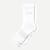 Lightweight Athletic Half-Calf Socks - White - L [8298]