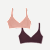 Women's No Show Plunge Bralette 2-Pack - Coco X Allspice